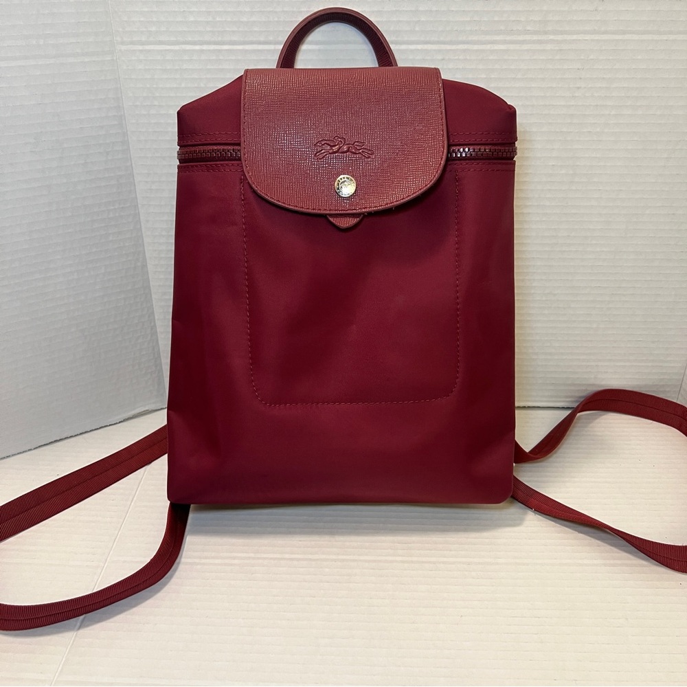 Longchamp Red Backpack - Picture 2 of 10